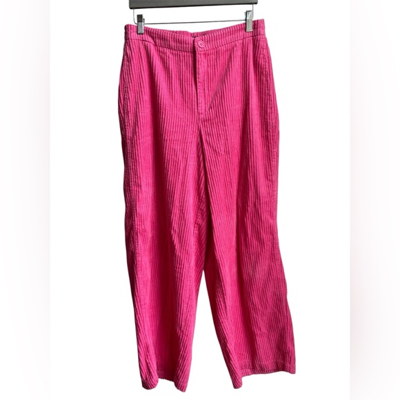 ASOS DESIGN cord barrel pants in pink - Picture 5 of 11